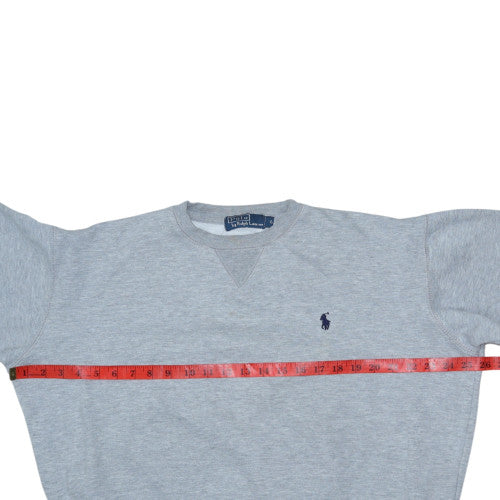 Polo Ralph Lauren Men's Grey Cotton Crew Neck Sweatshirt L