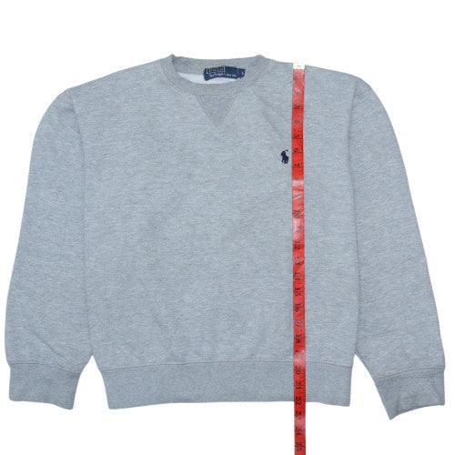 Polo Ralph Lauren Men's Grey Cotton Crew Neck Sweatshirt L