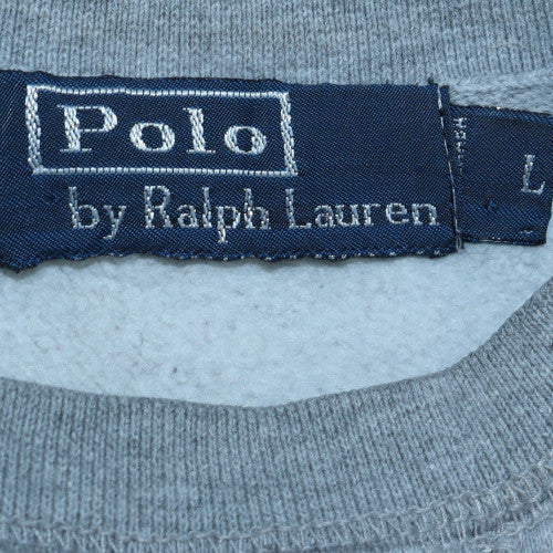 Polo Ralph Lauren Men's Grey Cotton Crew Neck Sweatshirt L