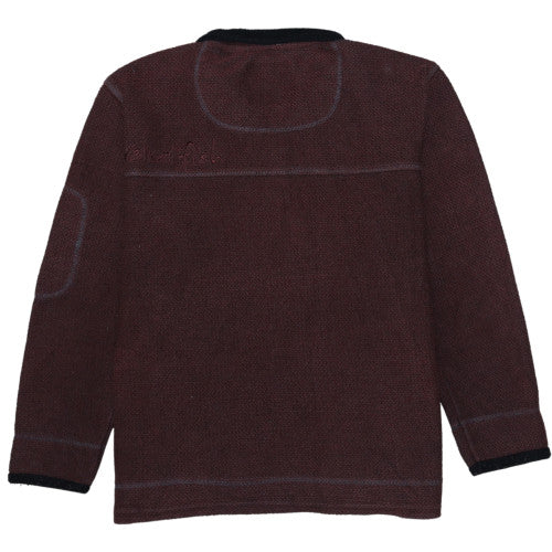 Weird Fish Men's Brown 2XL High Neck 1/4 Zip Pullover Sweatshirt