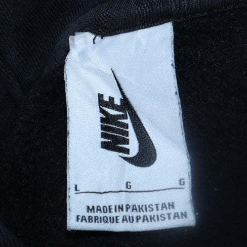 Nike Men's Black Pullover Hoodie L Fleece Sportswear
