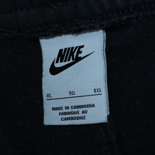 Nike Men's Black XL Fleece Sweatpants Joggers Cuffed Comfort Fit