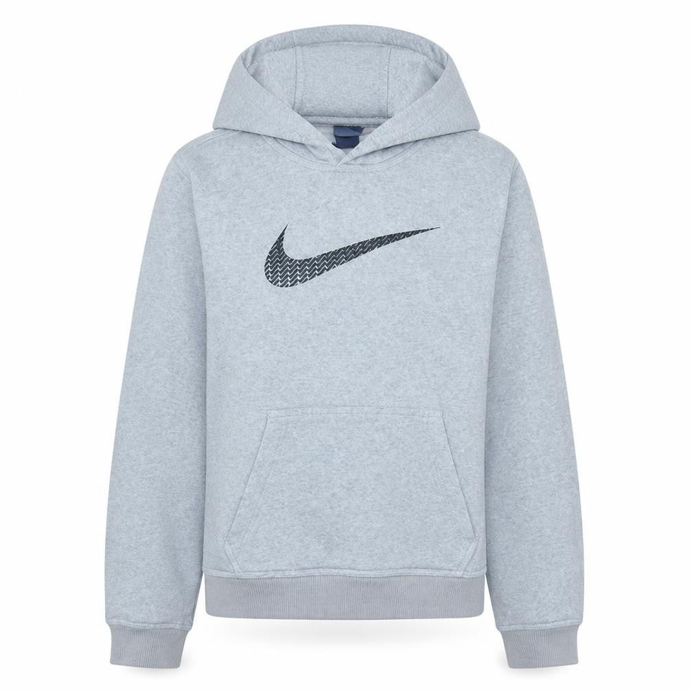 Nike Womens Grey Pullover Hoodie Size P Cotton Blend Logo Print