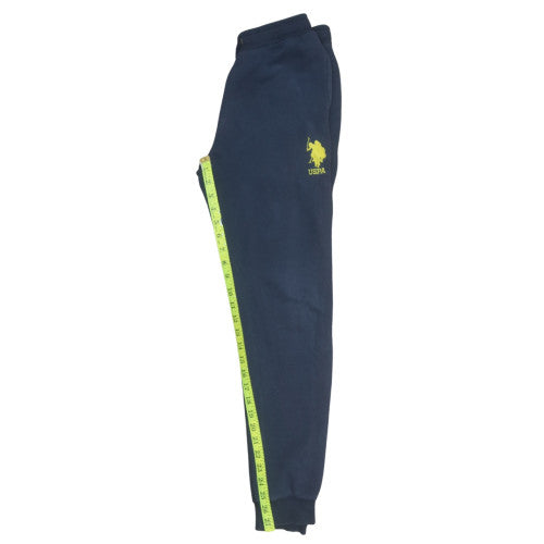 U.S. Polo Assn Girls Navy Blue Jogger Trousers 12-13 Years Cotton Blend