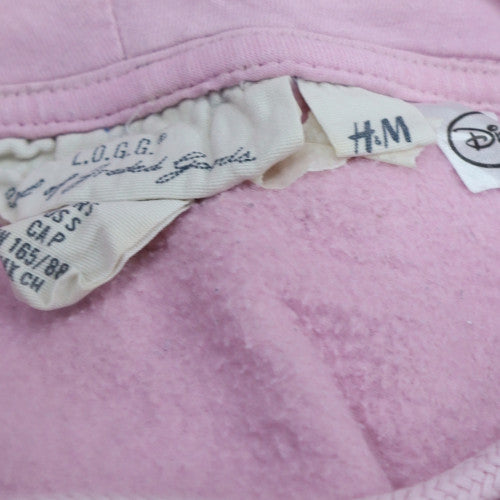 H&M Disney Womens Pink Mickey Mouse Pullover Hoodie Size M