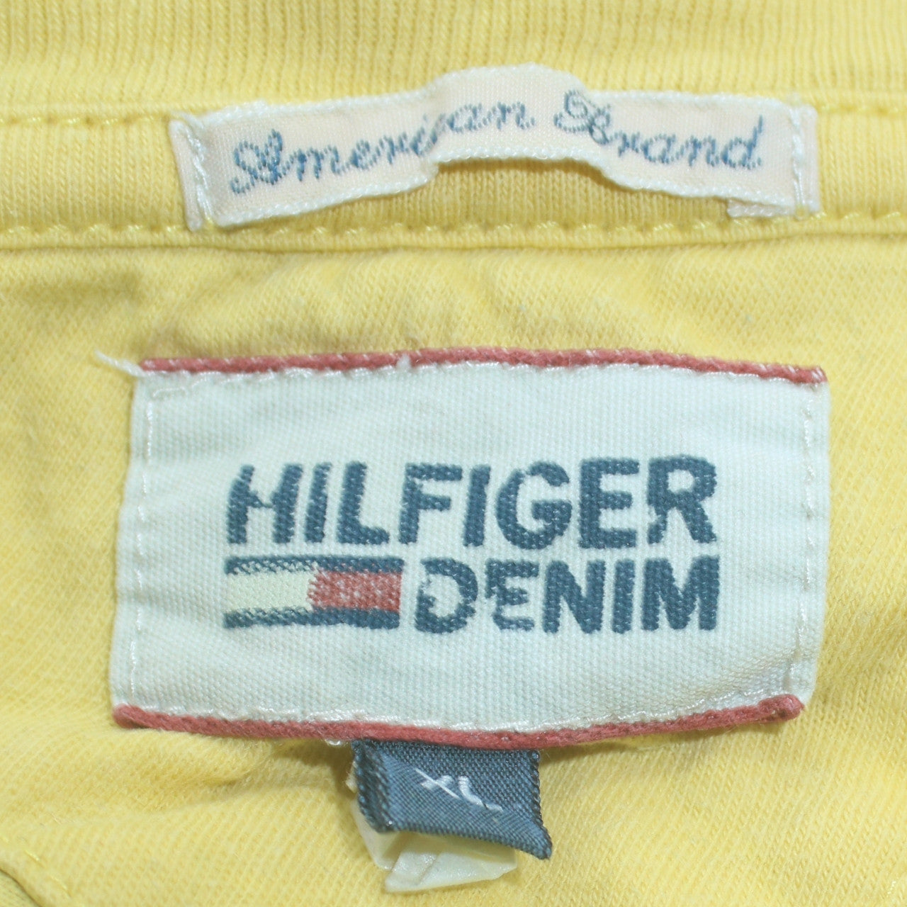 Tommy Hilfiger Men Yellow XL Graphic Print Crew Neck T-Shirt
