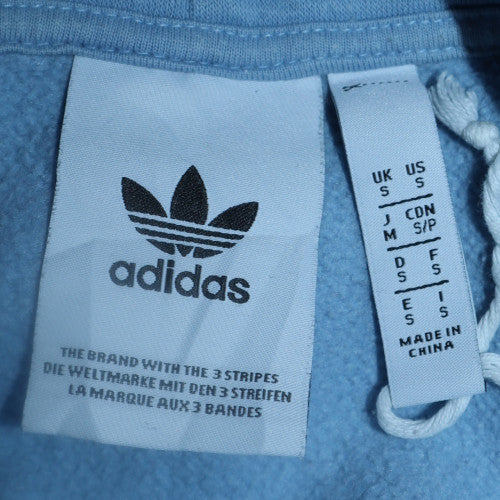Adidas Men's Blue Pullover Hoodie Small Regular Fit Sportswear