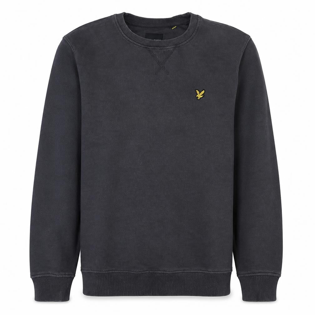 Lyle & Scott Men's Black Crew Neck Pullover Sweatshirt Size L