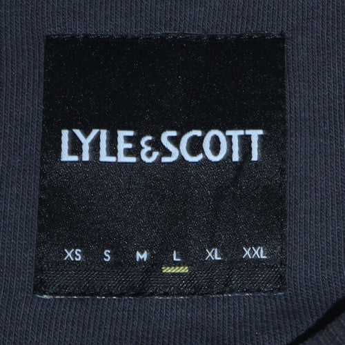 Lyle & Scott Men's Black Crew Neck Pullover Sweatshirt Size L