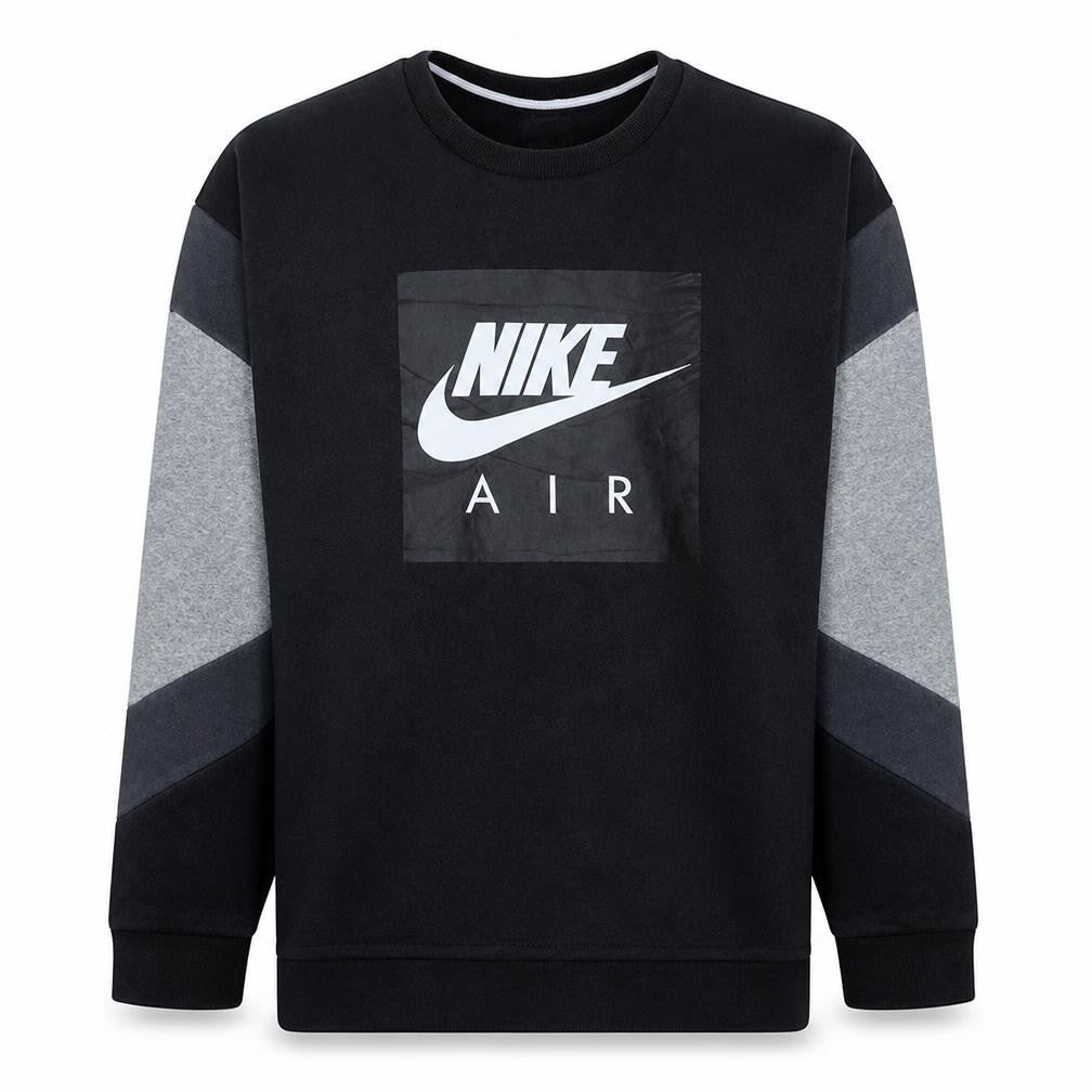 Nike Men's Black M Fleece Pullover Sweatshirt with Logo