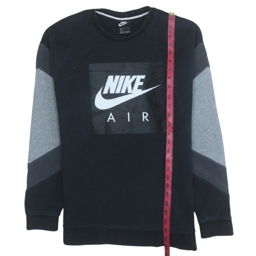Nike Men's Black M Fleece Pullover Sweatshirt with Logo