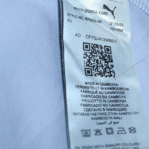 Puma Girls White Full Zip Hoodie 15-16 Years Sportswear Cotton Blend