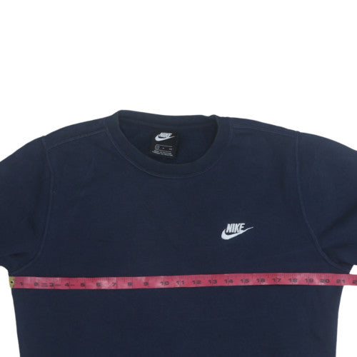 Nike Men's Blue Crew Neck Pullover Sweatshirt Size M