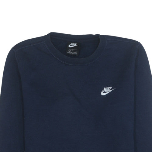 Nike Men's Blue Crew Neck Pullover Sweatshirt Size M