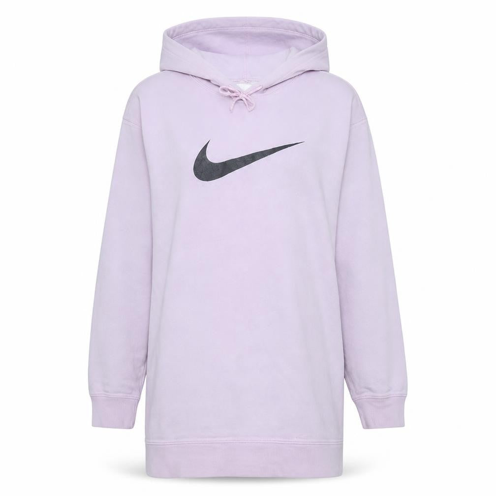 Nike Womens Pink Pullover Hoodie Small Cotton Blend Sweatshirt
