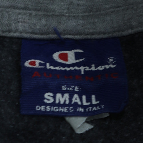 Champion Men's Black Pullover Hoodie Small Fleece Logo Sportswear