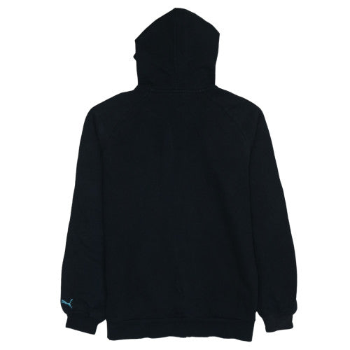 Puma Women Black Size 16 Full Zip Hoodie Sweatshirt