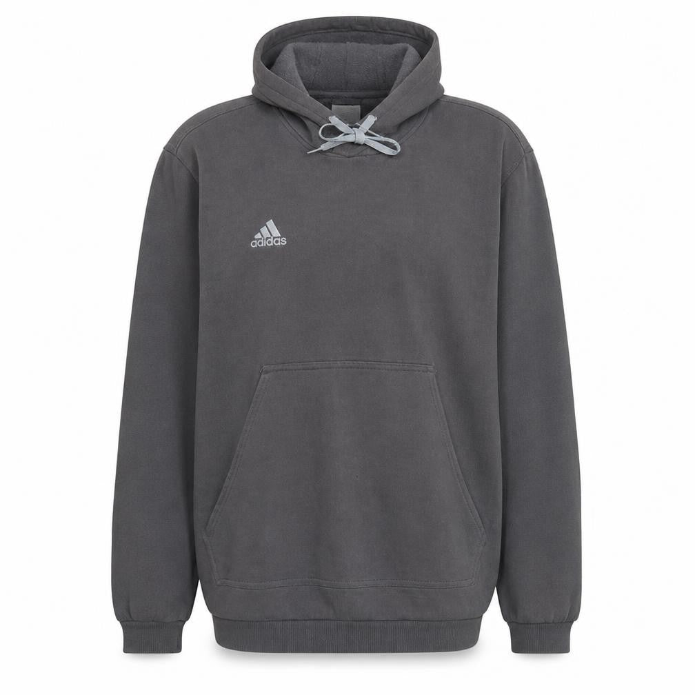 Adidas Men’s Grey 2XL Pullover Hoodie Fleece Sports Sweatshirt