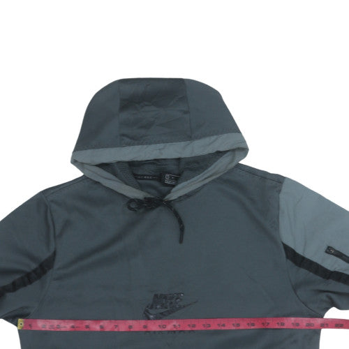 Nike Air Max Men's Grey Pullover Hoodie Small Hooded Sweatshirt