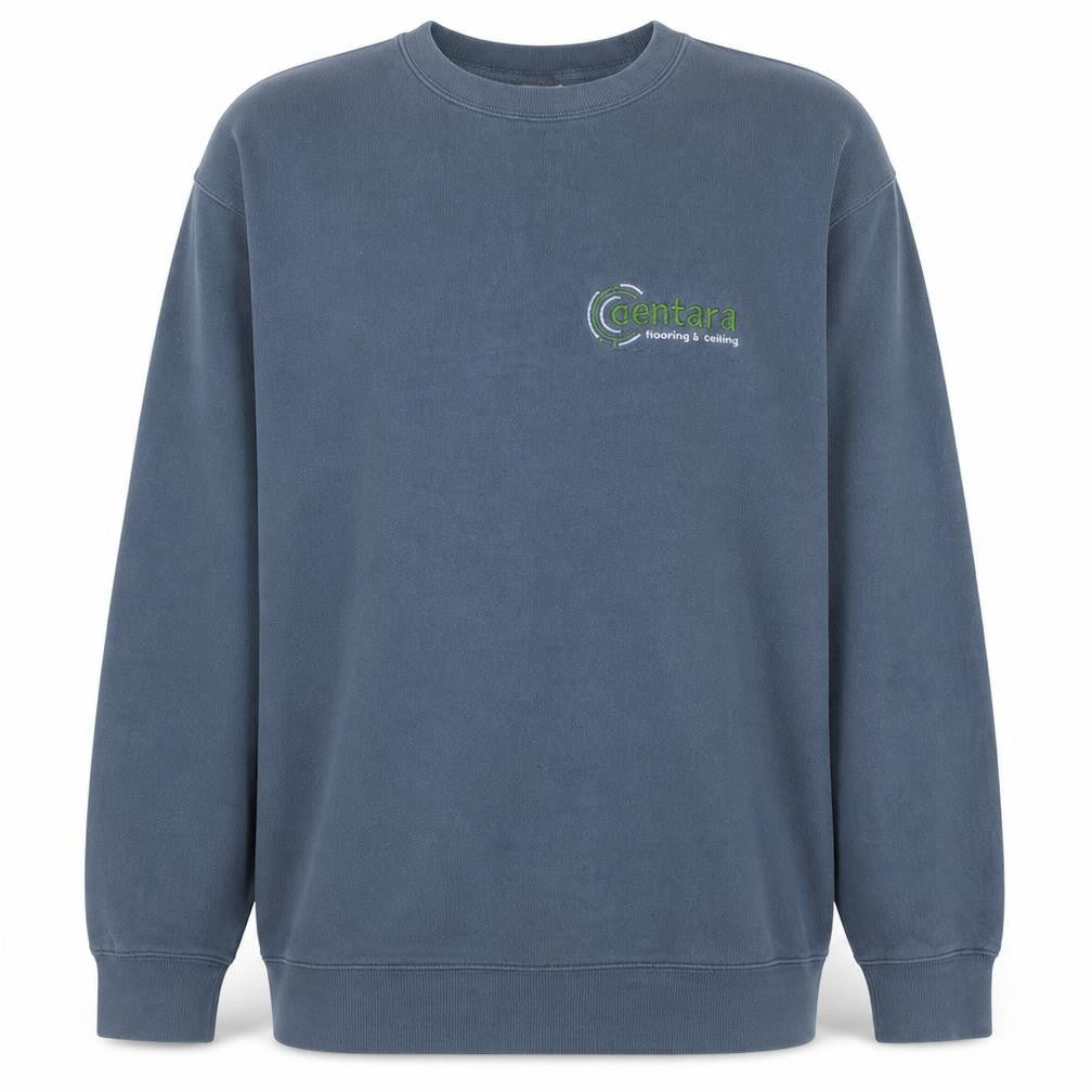Russell Men's Blue 3XL Pullover Sweatshirt Embroidered Logo