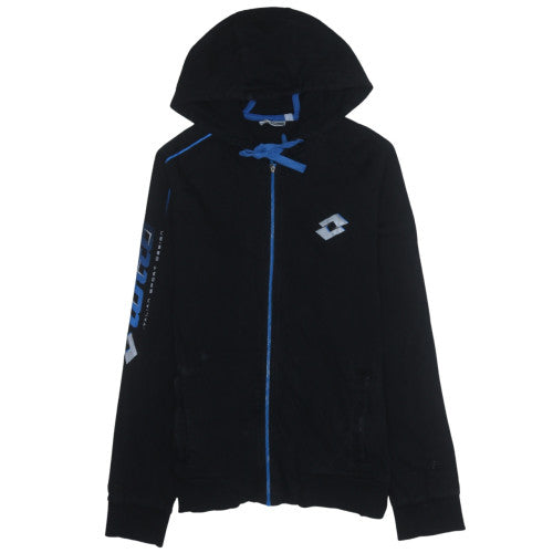 Lotto Men's Black Full Zip Hoodie XL Sportswear