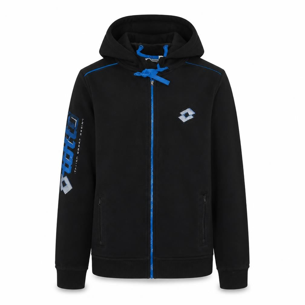 Lotto Men's Black Full Zip Hoodie XL Sportswear