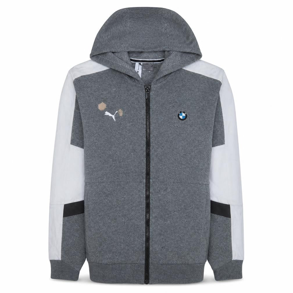 Puma BMW Motorsport Grey Full Zip Hoodie Men's M