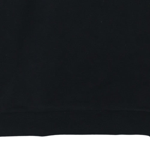The North Face Womens Black Large Logo Sleeve Cotton Sweatshirt