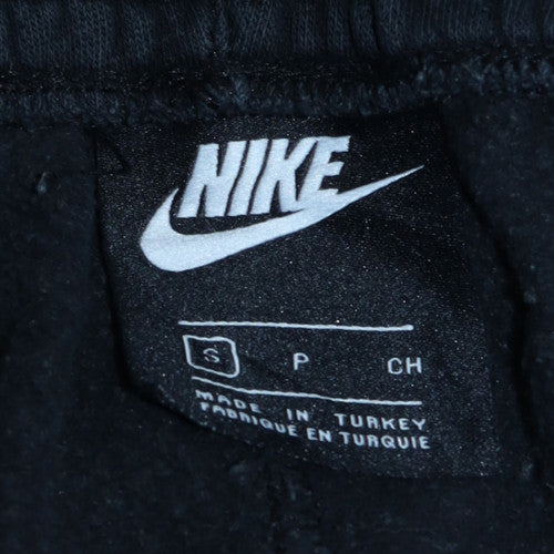Nike Men Black Cargo Jogger Trousers Small Regular Fit Fleece