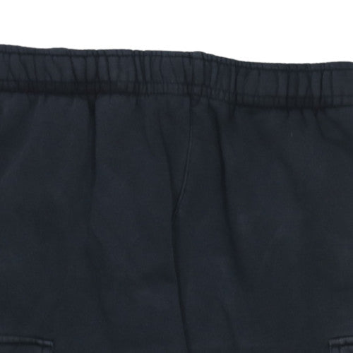 Nike Men Black Cargo Jogger Trousers Small Regular Fit Fleece