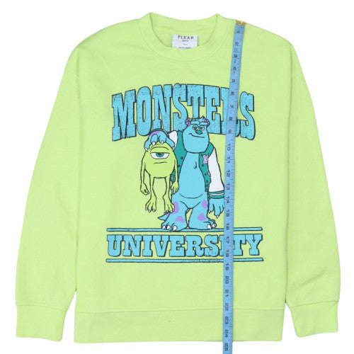 Primark Disney Pixar Monsters University Green Sweatshirt Women S