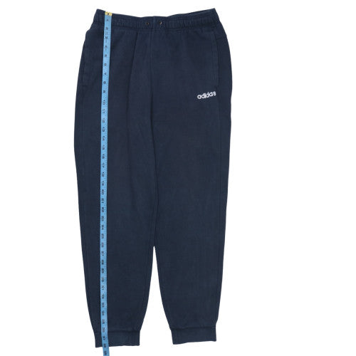 Adidas Men’s Blue Fleece Jogger Trousers Size M Regular Fit