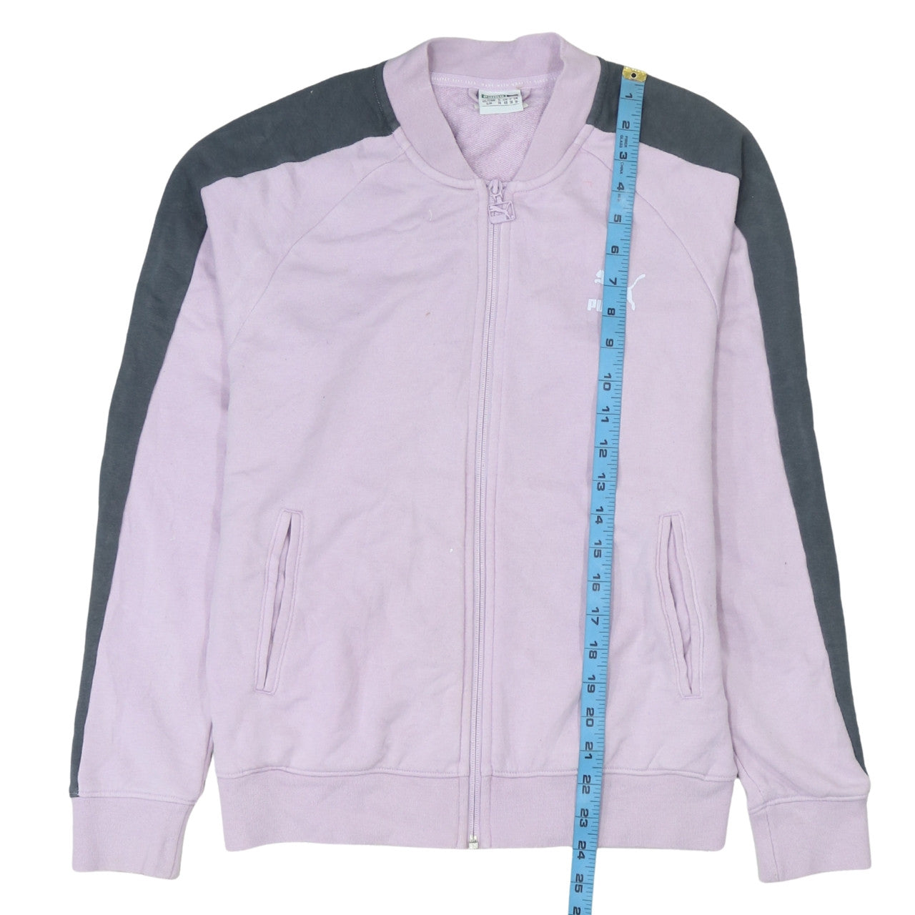 Puma Women's Pink Track Jacket Size 10 Full Zip Sportswear