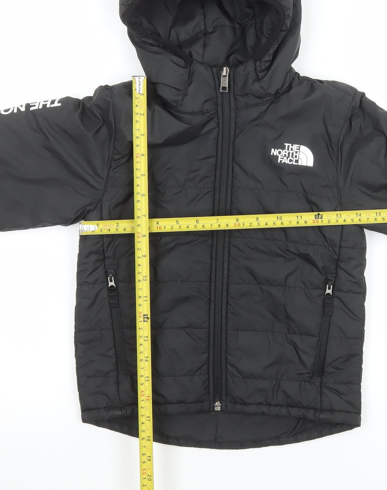 The North Face Boys Black 7-8 Years Hooded Puffer Jacket