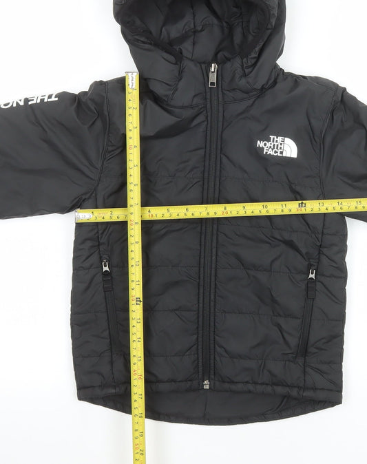 The North Face Boys Black 7-8 Years Hooded Puffer Jacket