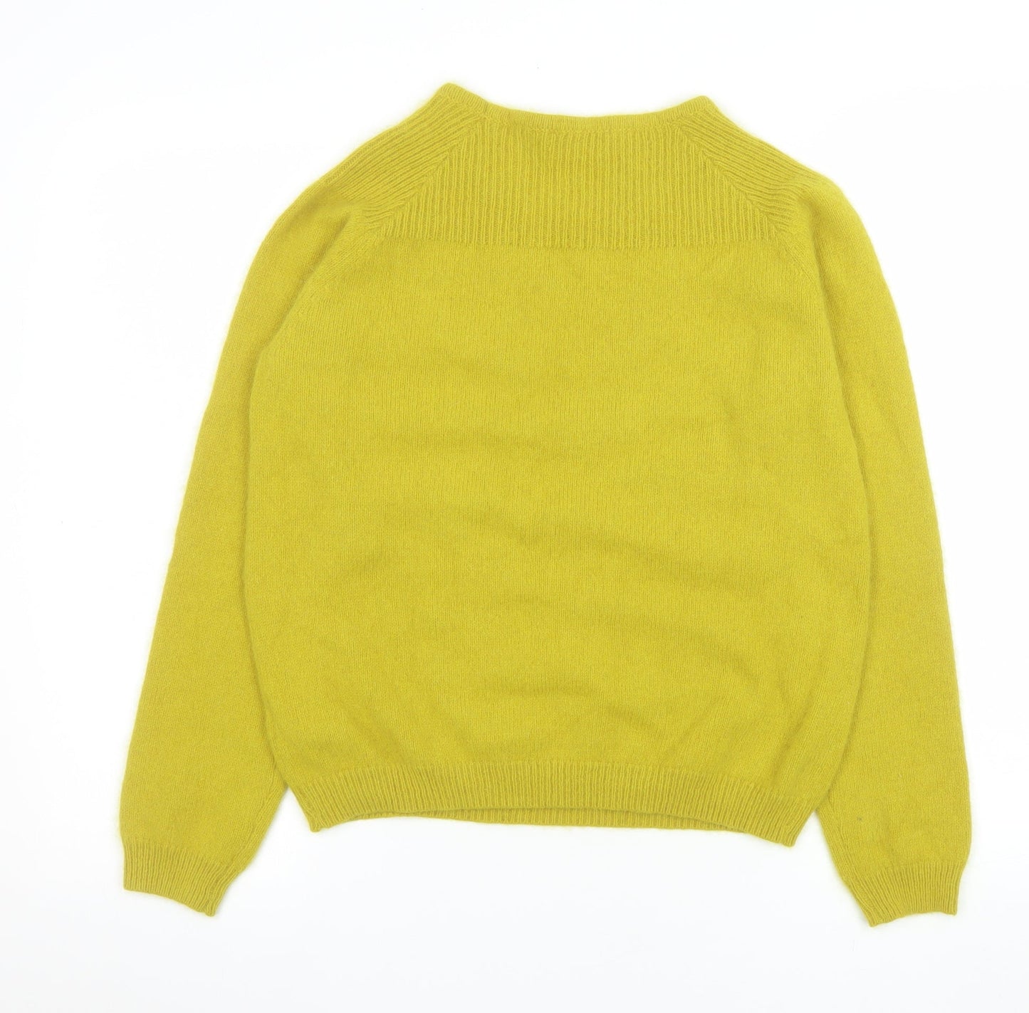 Marks and Spencer Autograph Women's Green Angora Jumper Size 10