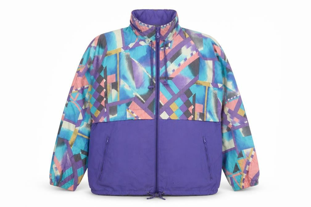 Rodeo Teens Multicoloured s Geometric Windbreaker Jacket 13-14 Years