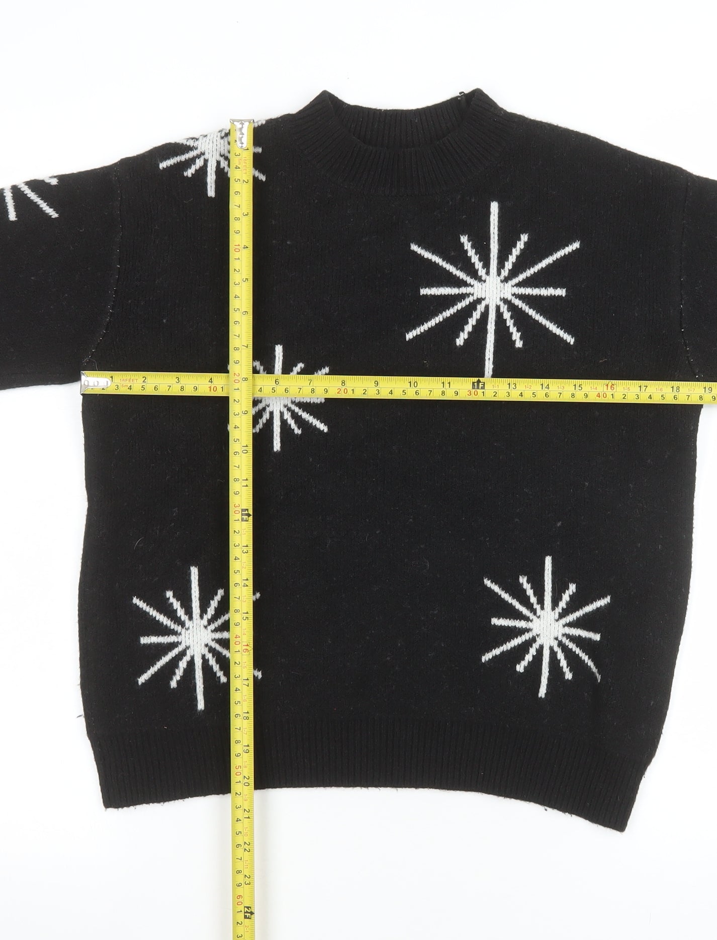 Marks and Spencer Women’s Black Star Pullover Jumper Size S