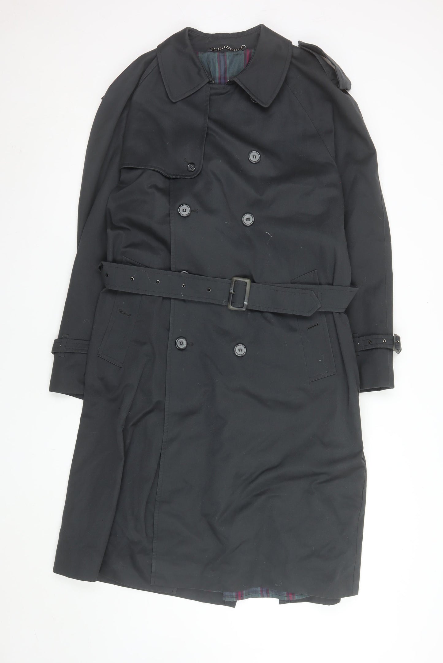 Marks and Spencer Women’s Grey Trench Coat Belted Long Small