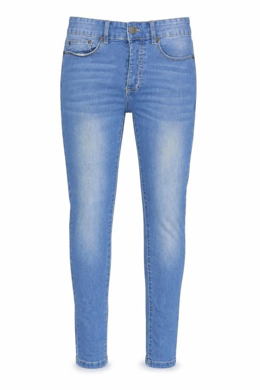 boohooMAN Men's Blue Skinny Denim Jeans Size 32 Regular Fit