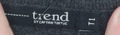 Trend by Captain Tortue Women's Grey Sequin Spot Jumper Size 12