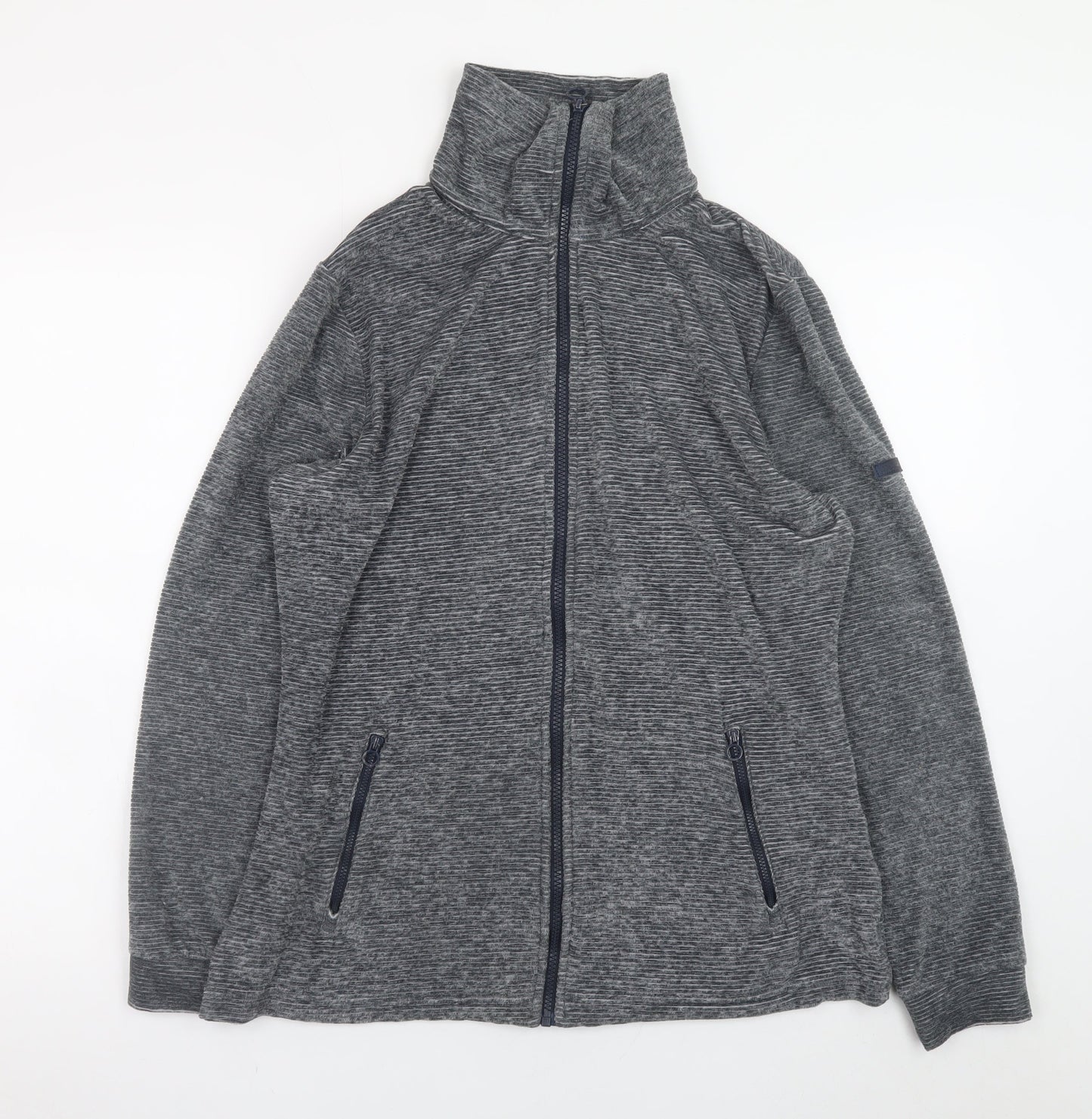 Regatta Men Grey L Fleece Full Zip Outdoor Jacket