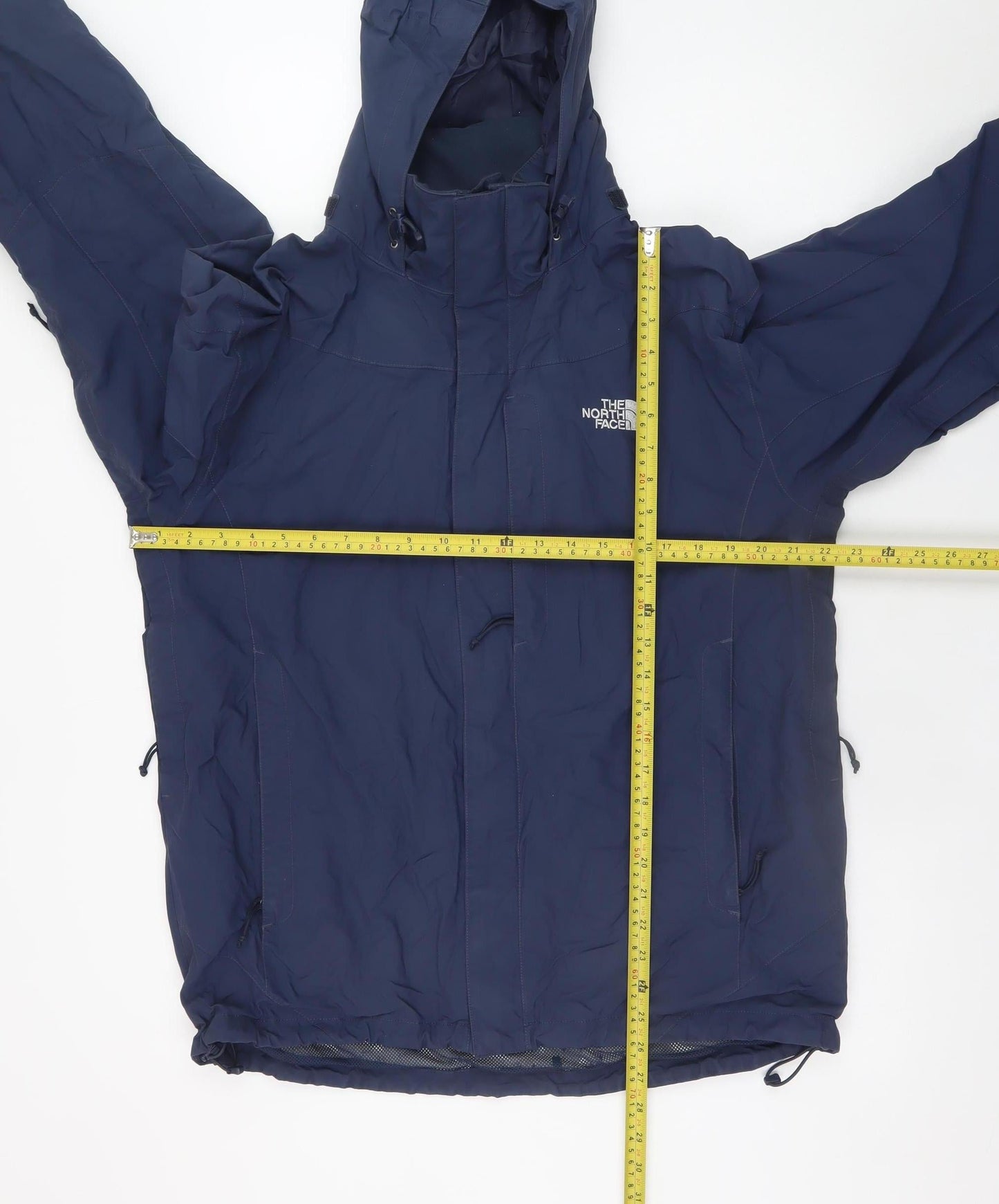 The North Face Men's Blue Waterproof Hooded Jacket M