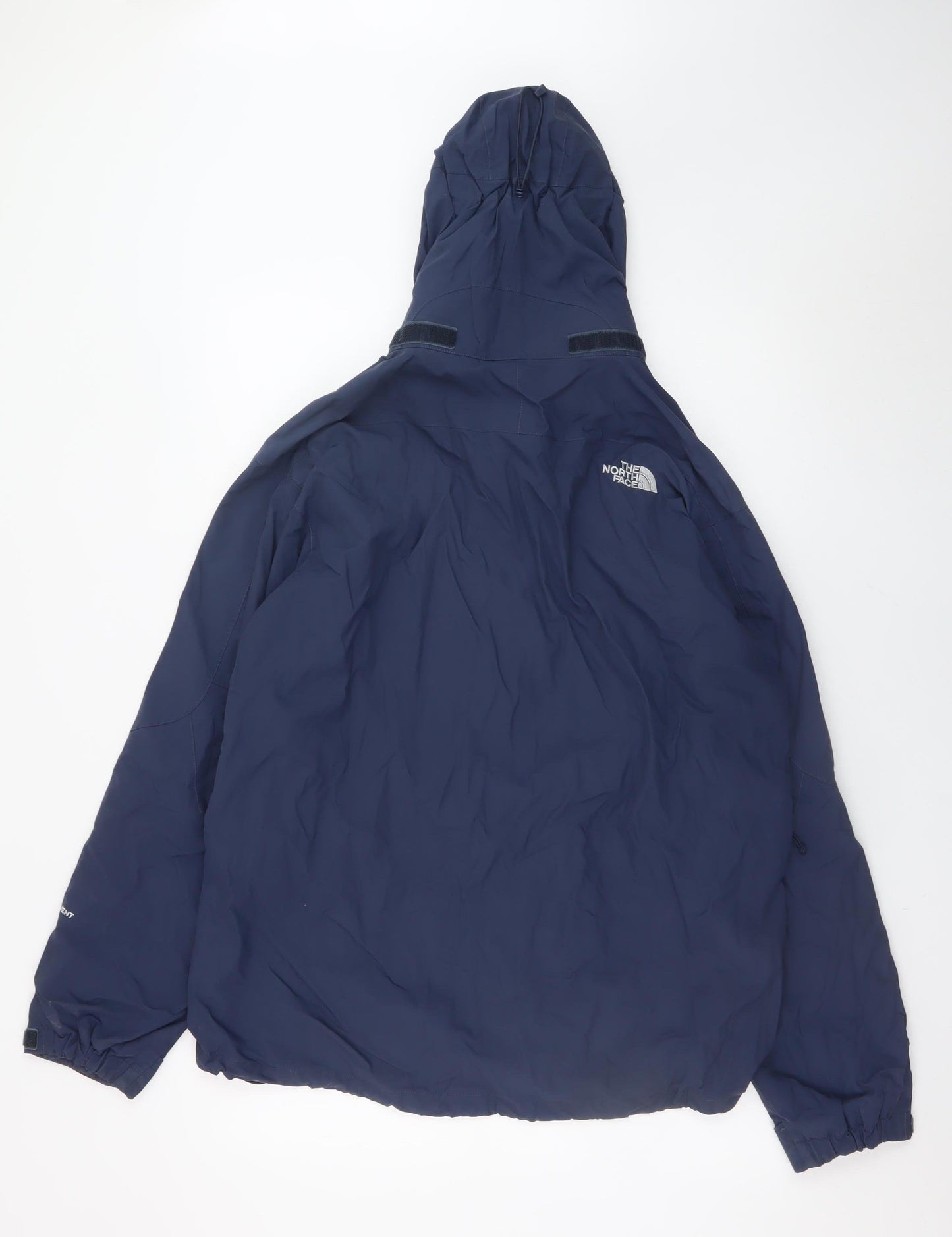 The North Face Men's Blue Waterproof Hooded Jacket M