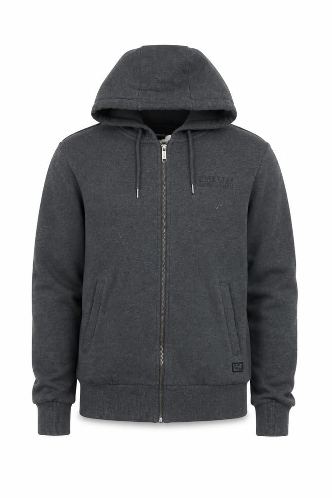 Firetrap Men's Grey Full Zip Hoodie XS Classic Fit