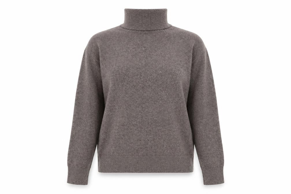 Marks and Spencer Womens Brown Roll Neck Knit Jumper XS