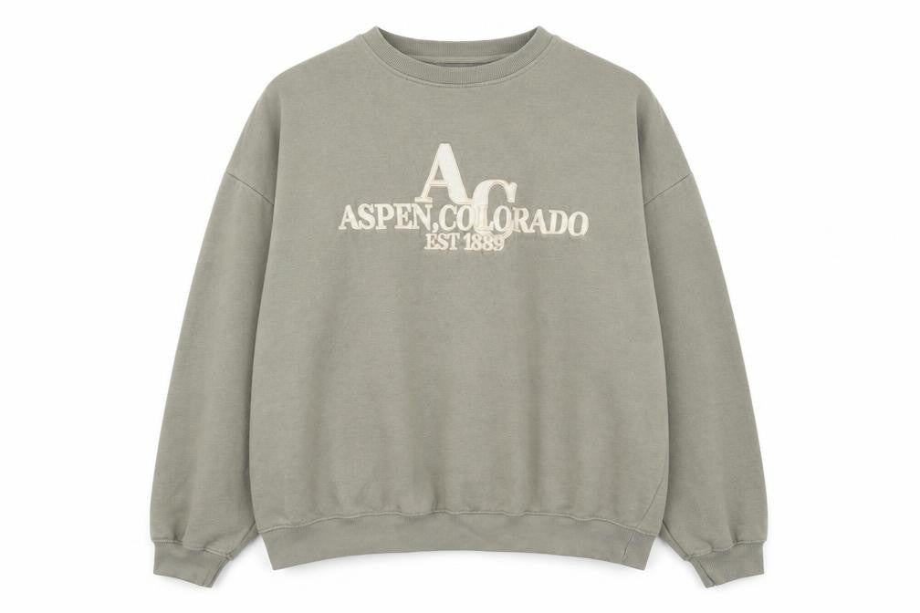 PRETTYLITTLETHING Mens Beige Logo Pullover Sweatshirt 3XL Relaxed Fit