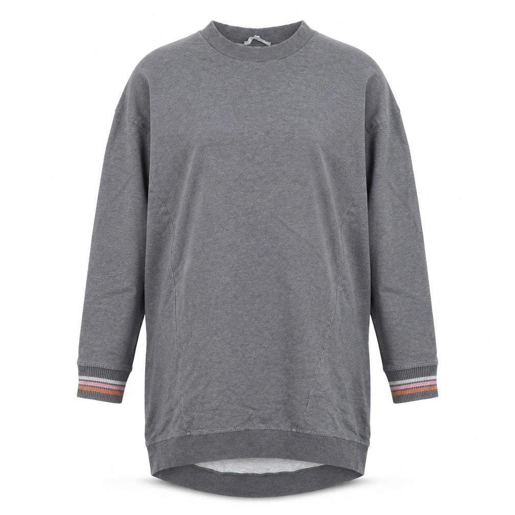 Oliver Bonas Womens Grey Long Sleeve Jersey T-Shirt Dress Size 12