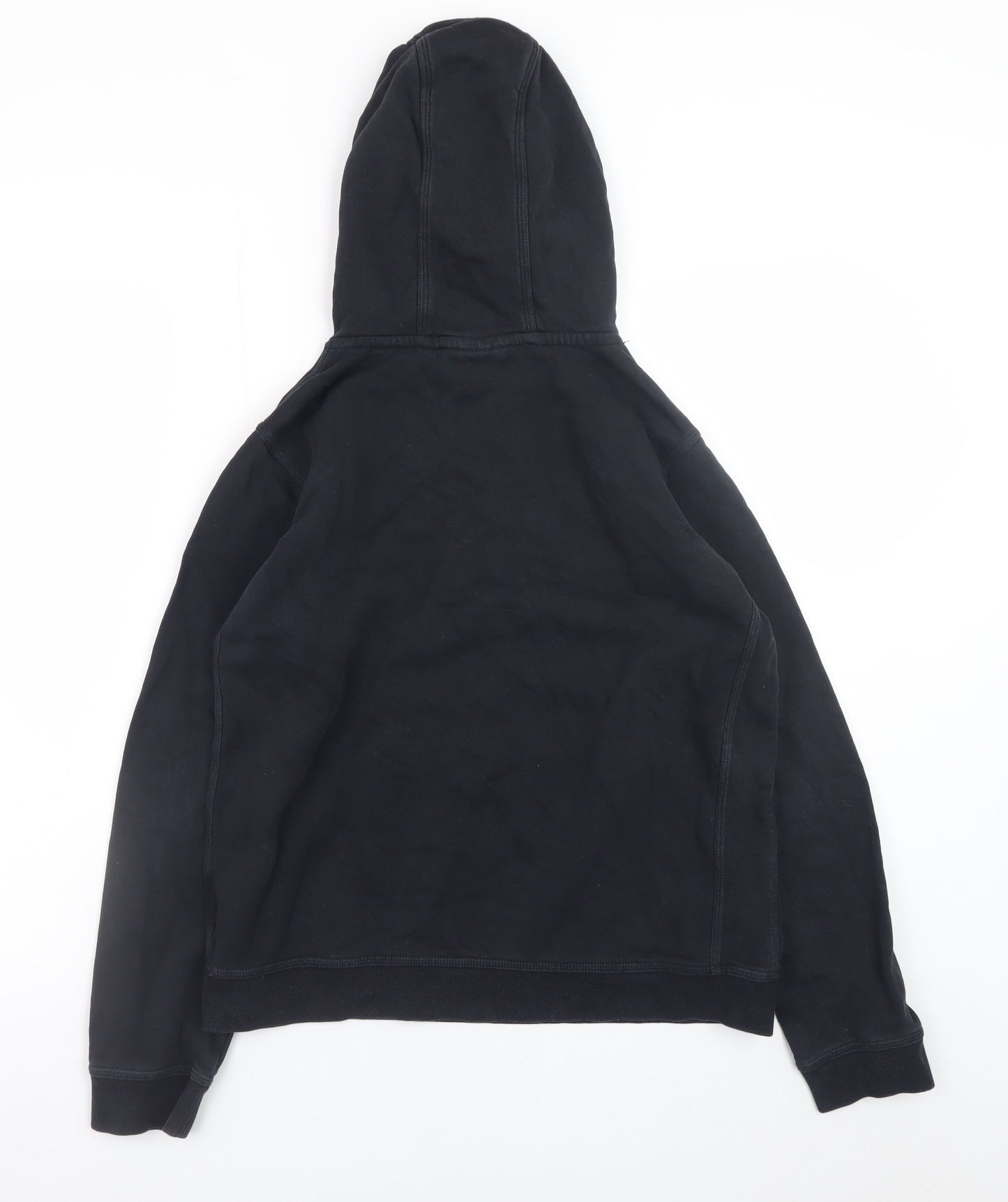 Nike Boys Black XL Pullover Fleece Hoodie with Yellow Logo