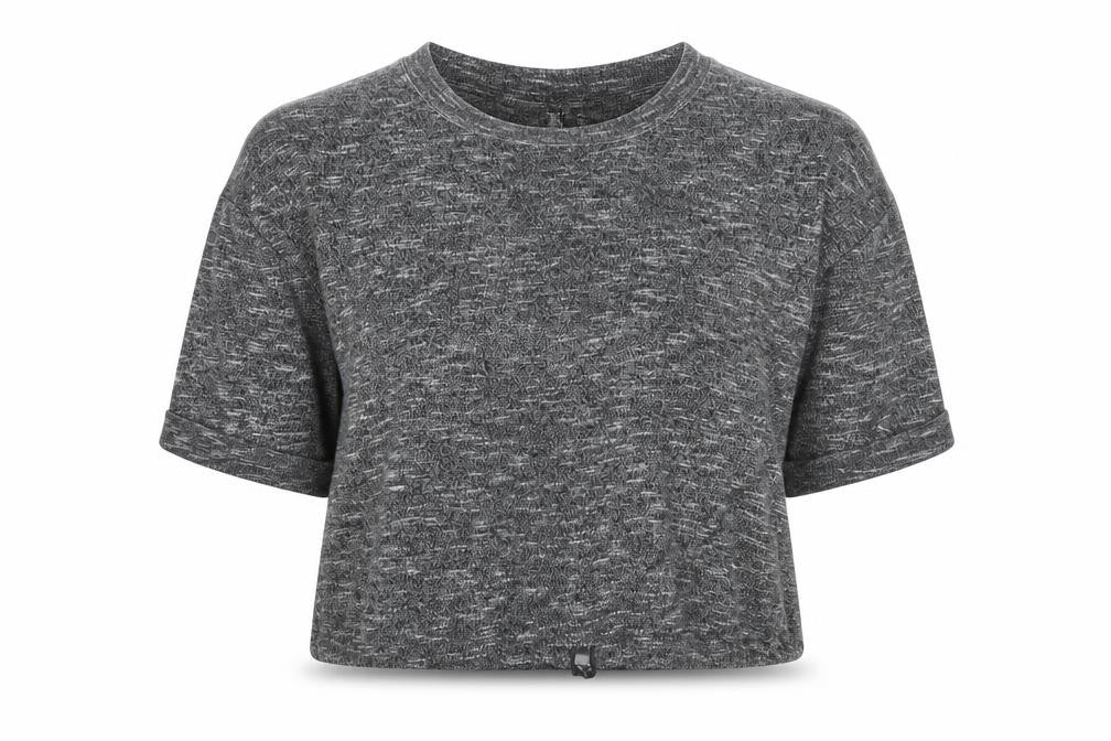 Sweewë Paris Women's Grey Short Sleeve Basic Jersey T-Shirt M